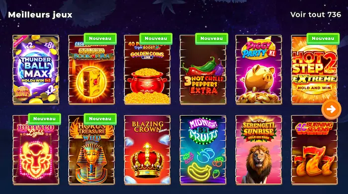 Wazamba Casino games